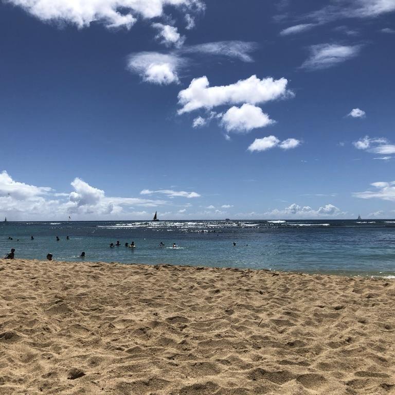 カイマナビーチの海