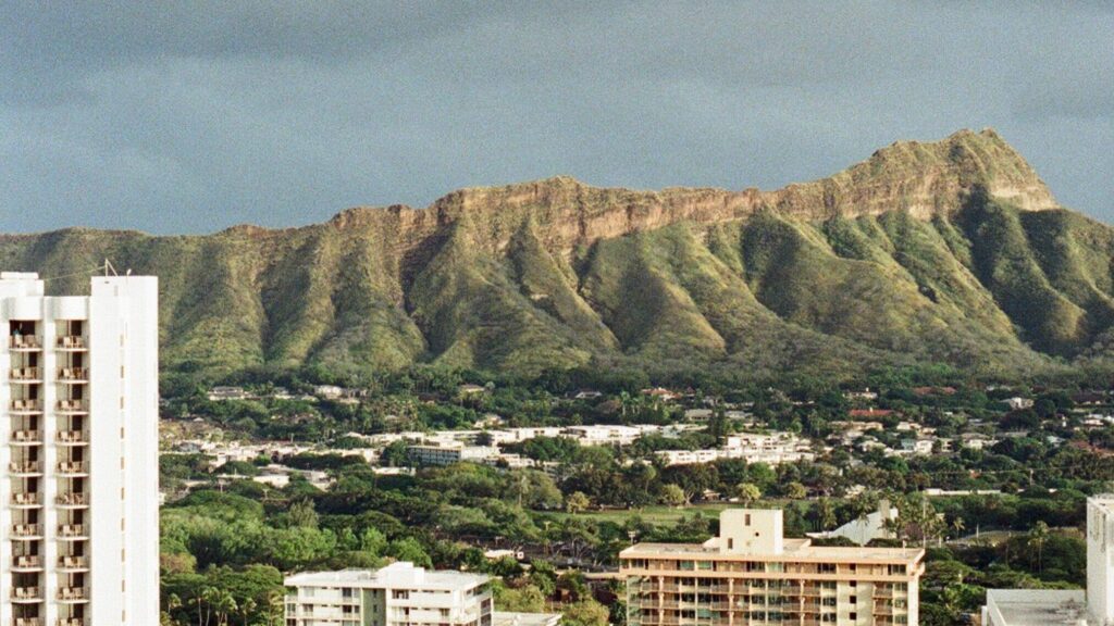 ハワイの景色・ダイヤモンドヘッド