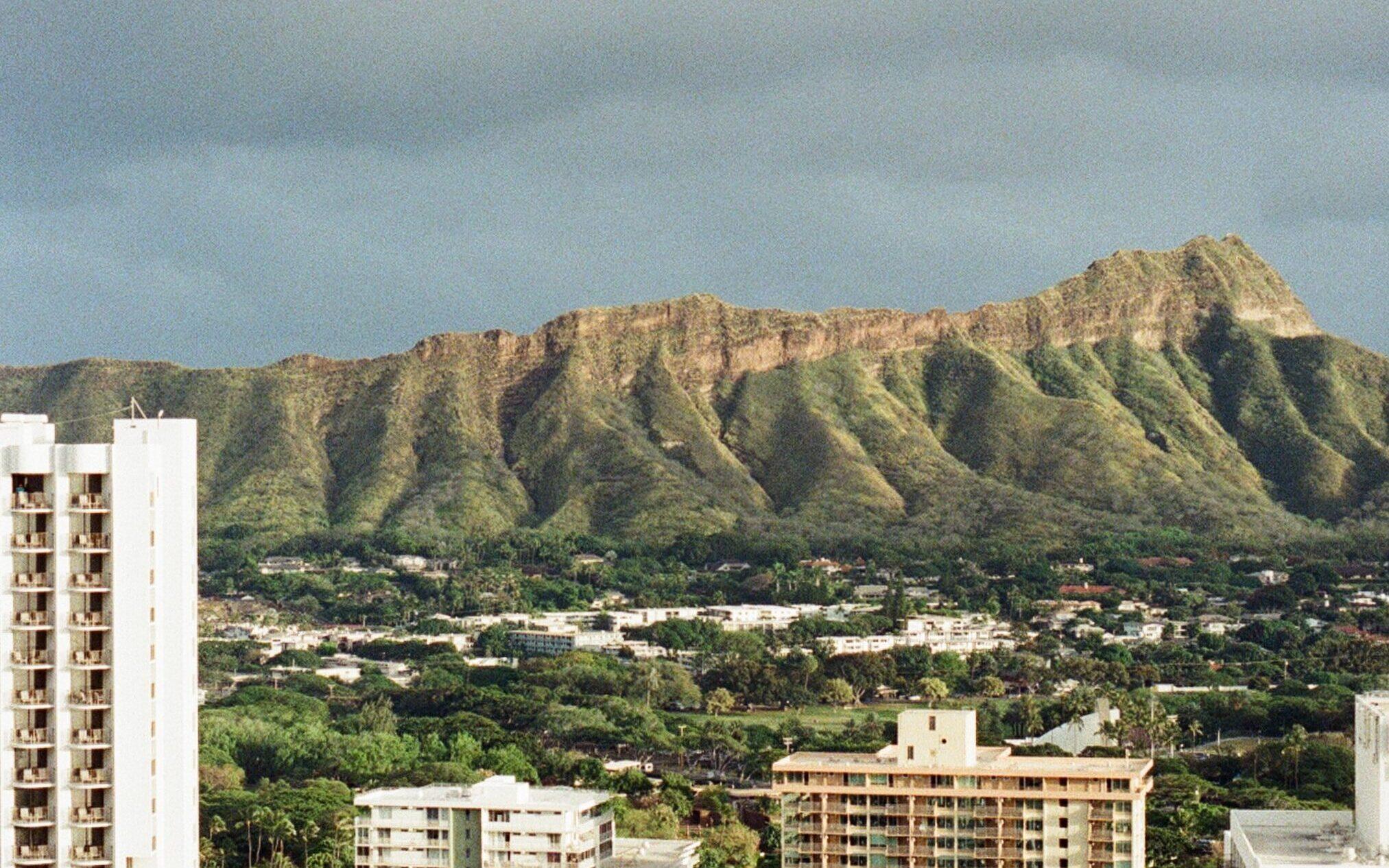 ハワイの景色・ダイヤモンドヘッド