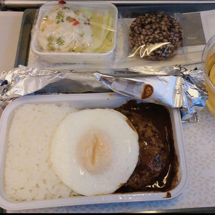 ハワイアン航空の機内食