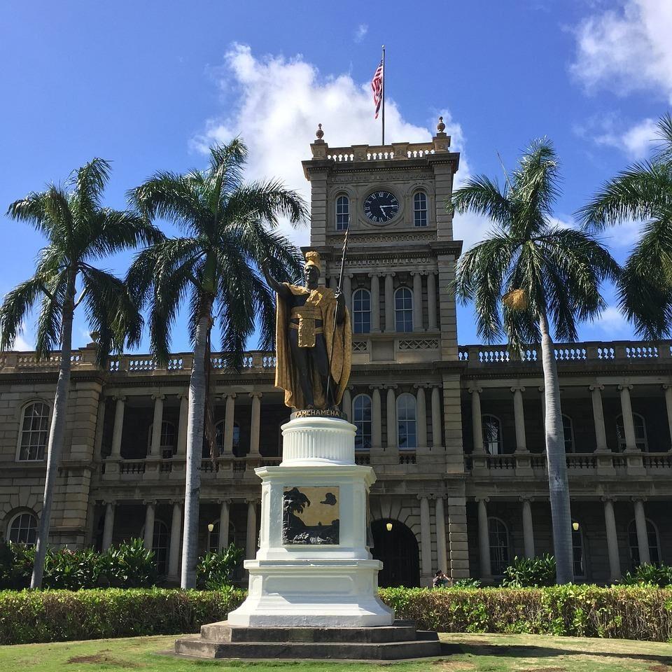 ハワイ・カメハメハ大王像