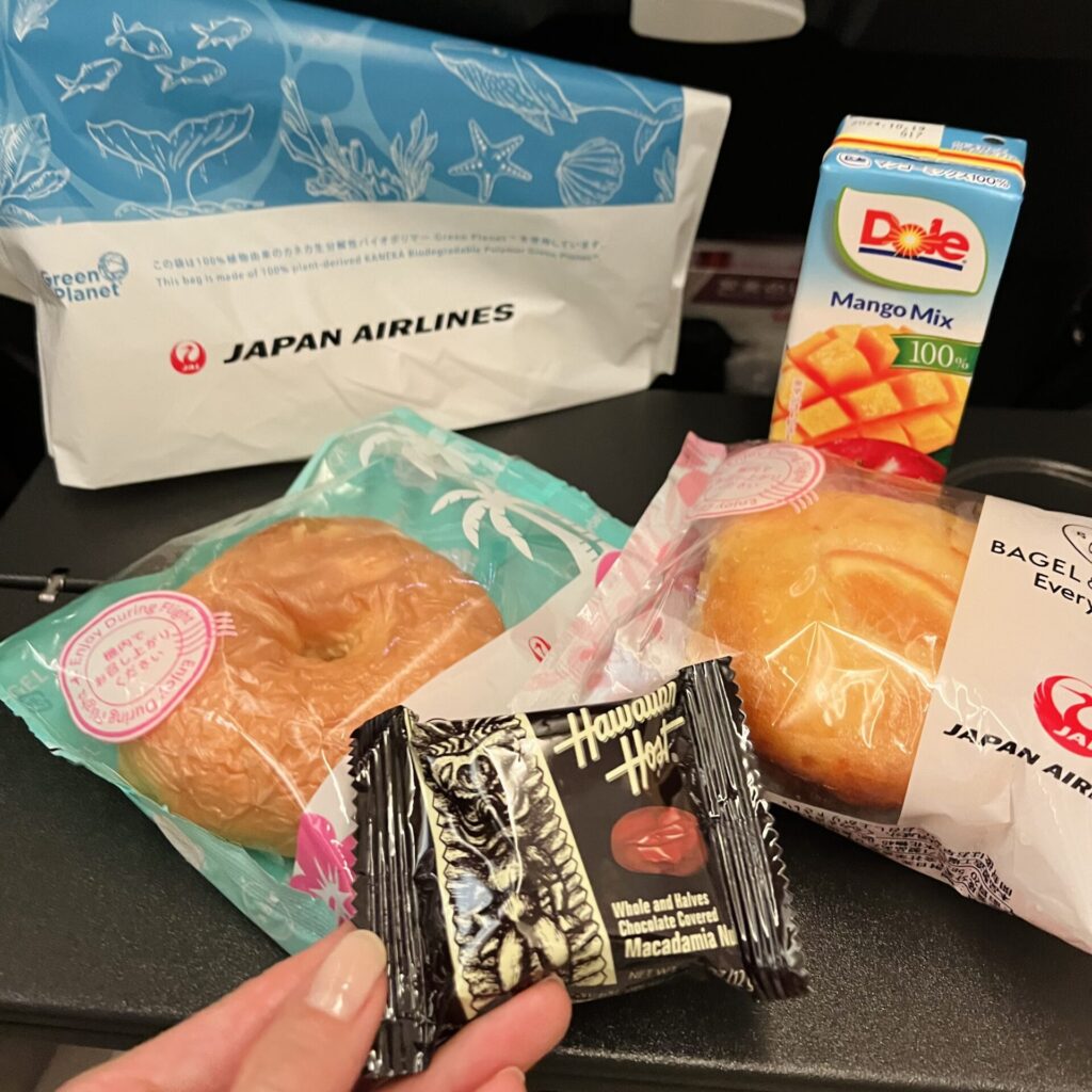 JAL機内食・朝食（行き）